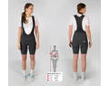 Endura Xtract BibShort női rövid kantáros nadrág 4 órás zselés betét, szürke S-es