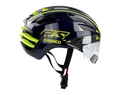 Casco Speedairo 2 RS országúti bukósisak Vautron (fényre sötétedő) lencsével, kék/neon sárga L 59-62cm