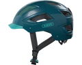 Abus Hyban 2.0 kerékpáros bukósisak beépített villogóval core zöld M, 52-58cm