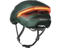 Abus HYP-E kerékpáros bukósisak első és hátsó világítással index jelzővel jungle green S (54-58cm)