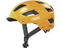 Abus Hyban 2.0 kerékpáros bukósisak beépített villogóval sárga M-es (52-58cm)