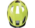 Abus Hyban 2.0 kerékpáros bukósisak LED csíkkal signal yellow L-es 56-61cm