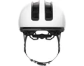 Abus HUD-Y felnőtt városi bukósisak In-Mold, mágneses hátsó lámpa, fényes fehér M (54-58cm)