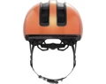 Abus HUD-Y felnőtt városi bukósisak In-Mold, mágneses hátsó lámpa, goldfish orange M-es (54-58cm)