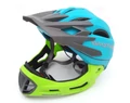 Cratoni C-Maniac fullface felnőtt bukósisak matt-ocean/lime S-M, 52-56cm