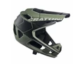 Cratoni Interceptor 2.0 fullface fix állvédős felnőtt sportsisak sage matt / fekete S-M méret 54-58 cm fejkerületre.