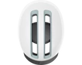 Abus HUD-Y felnőtt városi bukósisak In-Mold, mágneses hátsó lámpa, flower white L (57-61cm)