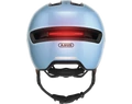 Abus HUD-Y felnőtt városi bukósisak In-Mold, mágneses hátsó lámpa, iced blue S (51-55cm)