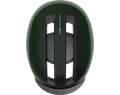Abus HUD-Y felnőtt városi bukósisak In-Mold, mágneses hátsó lámpa, moss green M (54-58cm)