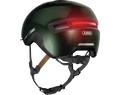 Abus HUD-Y felnőtt városi bukósisak In-Mold, mágneses hátsó lámpa, moss green L (57-61cm)