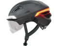 Abus HYP-E ACE kerékpáros bukósisak első és hátsó világítással index jelzővel mágneses lencsével volcano titán S (51-55cm)