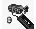 Ravemen XR6000 akkumulátoros első lámpa, 6000 lumen, 4x4000mAh, országúti/MTB, tompított/reflketor mód, vez. nélk. távirányító