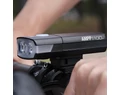 Cateye AMPP1100 HL-EL1100RC 2LED-es elsőlámpa USB-ről tölthető 1100 Lumen fényerő 5funkció, csak bukósisak adapterrel