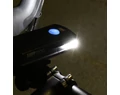 Cateye AMPP1100 HL-EL1100RC 2LED-es elsőlámpa USB-ről tölthető 1100 Lumen fényerő 5funkció, csak bukósisak adapterrel