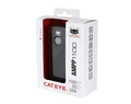 Cateye AMPP1100 HL-EL1100RC 2LED-es elsőlámpa USB-ről tölthető 1100 Lumen fényerő 5funkció, csak bukósisak adapterrel