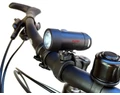 KTM Head Light akkus első lámpa LED fényforrás, USB tölthető, 200 lumen, fekete