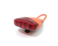 KTM Head Light akkumulátoros hátsó villogó, 4 LED-es, szilikonpántos, narancssárga