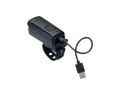 BBB Stud50 BLS-230 akkumulátoros első lámpa, LED-es, 200 Lumen, 2500 mAh-s akkumulátorral, fekete