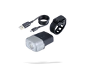 BBB BLS-130 NanoStrike első lámpa, LED-es, 1000 mAh-s akkumulátorral, 400 lumen fényerő, ezüst-fekete