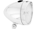 AXA Classic elemes első lámpa LED-es, 4LUX, 15m-re világít, klasszikus króm kivitel