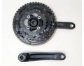 Shimano Acera FC-M361 trekking/cross hajtómű 48/38/28-es fogszám, négy.kúp, 175mm-es, láncvédős, fek