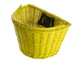 Ridepositive Natural sárga rattan kerékpáros első kosár gyorsrögzítővel