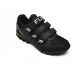 FLR Bushmaster MTB cipő, 3 tépőzáras, vibram talp, 44-es méret, fekete/ezüst