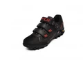 FLR Bushmaster PRO MTB cipő, csatos rögzítés, vibran talp, 47-es méret fekete/piros