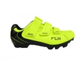 FLR Elite F-55 MTB cipő, 3 tépőzáras rögzítés, 44-es méret, neonsárga