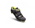 FLR Pro Road F-15 országúti cipő, csatos, fekete/neon, 39-es méret