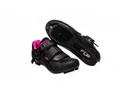 FLR Pro Road F-15 országúti cipő, csatos, fekete/pink, 39-es méret