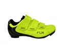 FLR Pro Road F-35 országúti cipő, 3 tépőzáras, neon sárga, 42-es