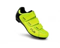 FLR Pro Road F-35 országúti cipő, 3 tépőzáras, neon sárga, 44-es