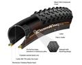 Continental Terra Speed CX ProTection 35-622mm trekking/cross köpeny, hajtogatós, fekete/krém