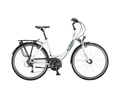 KTM Life Time női trekking kerékpár 24 fokozatú Deore váltó, holdezüst-szürke mono váz 46cm