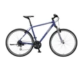 KTM Life One férfi cross kerékpár 24 fokozatú Shimano Acera váltó, V-fék, sötétkék (szürke) 46cm