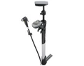 Topeak Megamorph műhelypumpa polír/fekete, 11bar, nyomásmérős, kompakt, 68cm, hordtáskával, minden szelep
