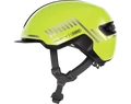 Abus HUD-Y felnőtt városi bukósisak In-Mold, mágneses hátsó lámpa, signal yellow L (57-61cm)