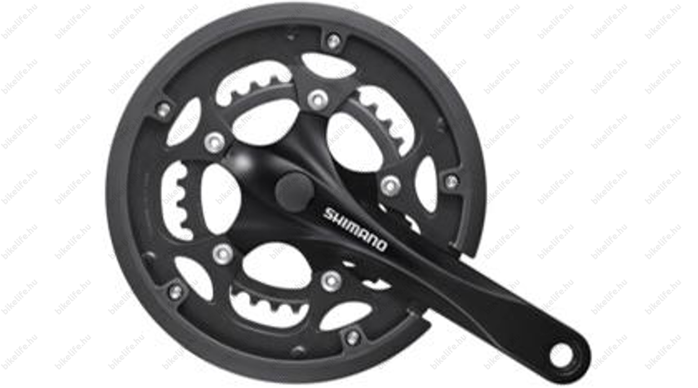 Pédalier Shimano FC-RS200 - 34/50 Dents, Manivelle 170 Mm, 2 Plateaux, 4 Bras, Pour Vélo Route Et Urbain