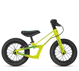 Kellys KIRU Lime futóbicikli Alu/Mg váz, csapágyazott fém kerekű, tömlős, fékkel