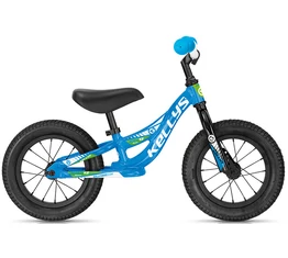 Kellys KITE futóbicikli alu váz, csapágyazott fém kerekű, tömlős, fék nélküli, kék