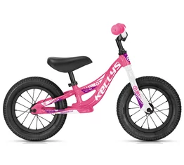 Kellys KITE futóbicikli alu váz, csapágyazott fém kerekű, tömlős, fék nélküli, pink