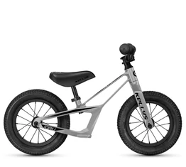 Kellys KIRU Raw Silver futóbicikli Alu/Mg váz, csapágyazott fém kerekű, tömlős, fék nélküli
