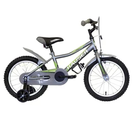 Hauser Puma 16&quot;-os gyerekkerékpár, kontrás, matt sötétszürke