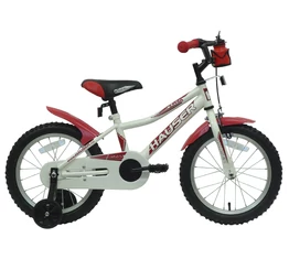Hauser Puma 16"-os gyerekkerékpár, kontrás, fehér