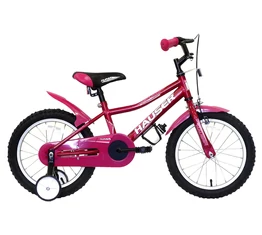 Hauser Puma 16"-os gyerekkerékpár, kontrás, sötétrózsaszín
