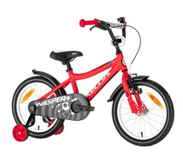 Kellys Wasper Red 16"-os gyerekkerékpár kontrafék, alu váz