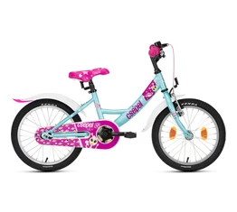 Csepel Lily 16"-os lányka gyerek kerékpár türkiz UFO-s kontrafékes