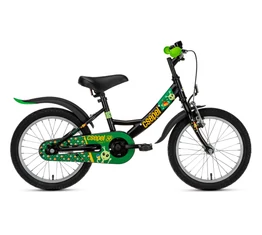 Csepel Drift 16"-os fiú gyerek kerékpár kontrafékes gyíkos zöld