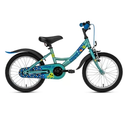 Csepel Drift 16"-os fiú gyerek kerékpár kontrafékes szarvasos kék